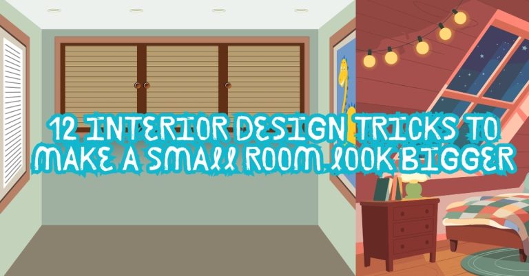Compact living room utilizing vertical drapery, mirrors, and floating furniture to make a small room look bigger